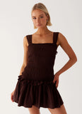 Tenielle Mini Dress Brown