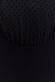 Cressida Crepe Halter Mini Dress Black