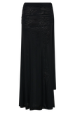 Arna Mesh Maxi Skirt Black