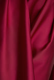 Lynette Burgundy Satin Plunge Neck Maxi Dress With Asymmetric Hem