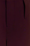 Arlo Wide Leg Suiting Trouser Mahogany