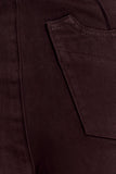 Beatrix High Rise Denim Jeans Chocolate