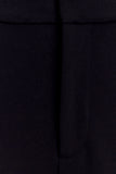 Maude Crepe Straight Leg Pants Black