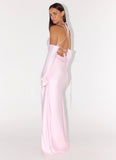 Breathe Me Long Sleeve Maxi Dress Baby Pink