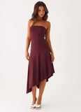 Juliana Midi Dress Mulberry
