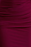 Maeve Burgundy Cape Sleeve Draped Maxi Dress