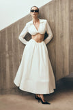 Greta Shirt Bra White