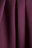 Jamila Plum Scoop Neck Midi Dress