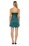 Chantell Teal Mini Dress