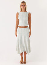 Katta Midi Skirt Vintage Stripe