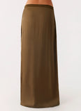 Mavie Maxi Skirt Khaki