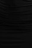 Dalarie Black One Shoulder Gathered Maxi Dress