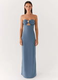 Coast Is Clear Maxi Dress Coastal Blue