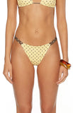 Ellis Yellow Polka Dot Bikini Bottoms