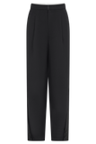 Olie Barrel Leg Suiting Pants Black