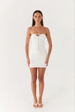 Thalina Mini Dress White