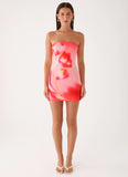 Callistae Mini Dress Sunburnt Petal
