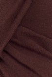 Kaylen Knit Long Sleeve Top Dark Chocolate