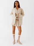 Stealth Mode Blazer Beige