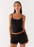 Freedom Mini Shorts Black