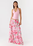 Melody Remedy Tiered Maxi Skirt Petal Soleil