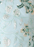 Solaire Strapless Corset Top Pistachio