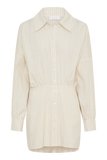 Ivy Oversize Shirt Mini Dress Stripe