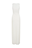 Kassidy Peached Jersey Maxi Dress Ivory
