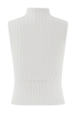 Indy Pointelle Knit Top Ivory