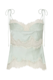 Nina Satin And Lace Camisole Sage