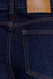 Carlene Cuffed Denim Shorts Indigo Blue