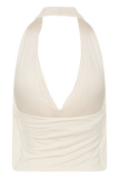 Huyen Cowl Front Modal Top Ivory