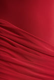 Liora Red Crew Neck Maxi Dress With Front High Split