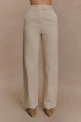 Rayne Wide Leg Denim Jeans Stone Wash