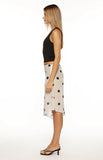 Langley Black V Neck Tank