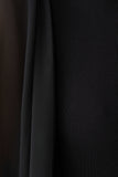 Farid Bandage Midi Dress With Chiffon Black