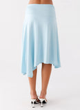 Brisa Midi Skirt Turquoise
