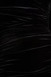 Paloma Black Velvet Bandeau Maxi Dress With Scarf