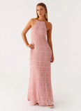 Aullie Maxi Dress Pink