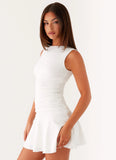 Kelda Mini Dress White