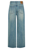 Romi Mid Rise Wide Leg Jeans Faded Mid Blue
