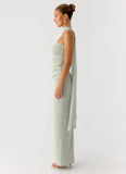 Libra Maxi Dress Pastel Sage
