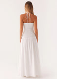 Zahra Maxi Dress White