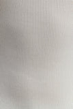 Diya Ribbed Sleeveless Top With Wire Hem Ivory