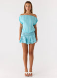 Lowey Mini Dress Pale Blue