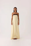 Jiana Maxi Dress Baby Yellow
