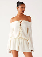 Astaria Mini Dress Ivory