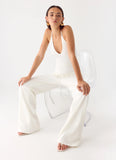 Henry Low Rise Pant Ivory