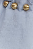 Abeda Cotton Maxi Dress With Hardware Pale Blue