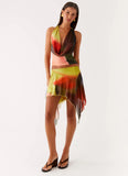 Lustra Mini Skirt Moody Floral